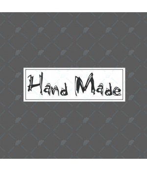 "Handmade" наклейка прямоугольная